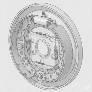 Tambour de frein schéma